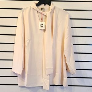 Anne Klein Cream Blouse